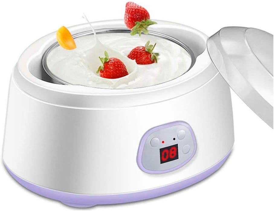 Manufacturer of digital yogurt maker of pure yogurt Stainless steel jars of yogurt 24-hour yogurt——purple