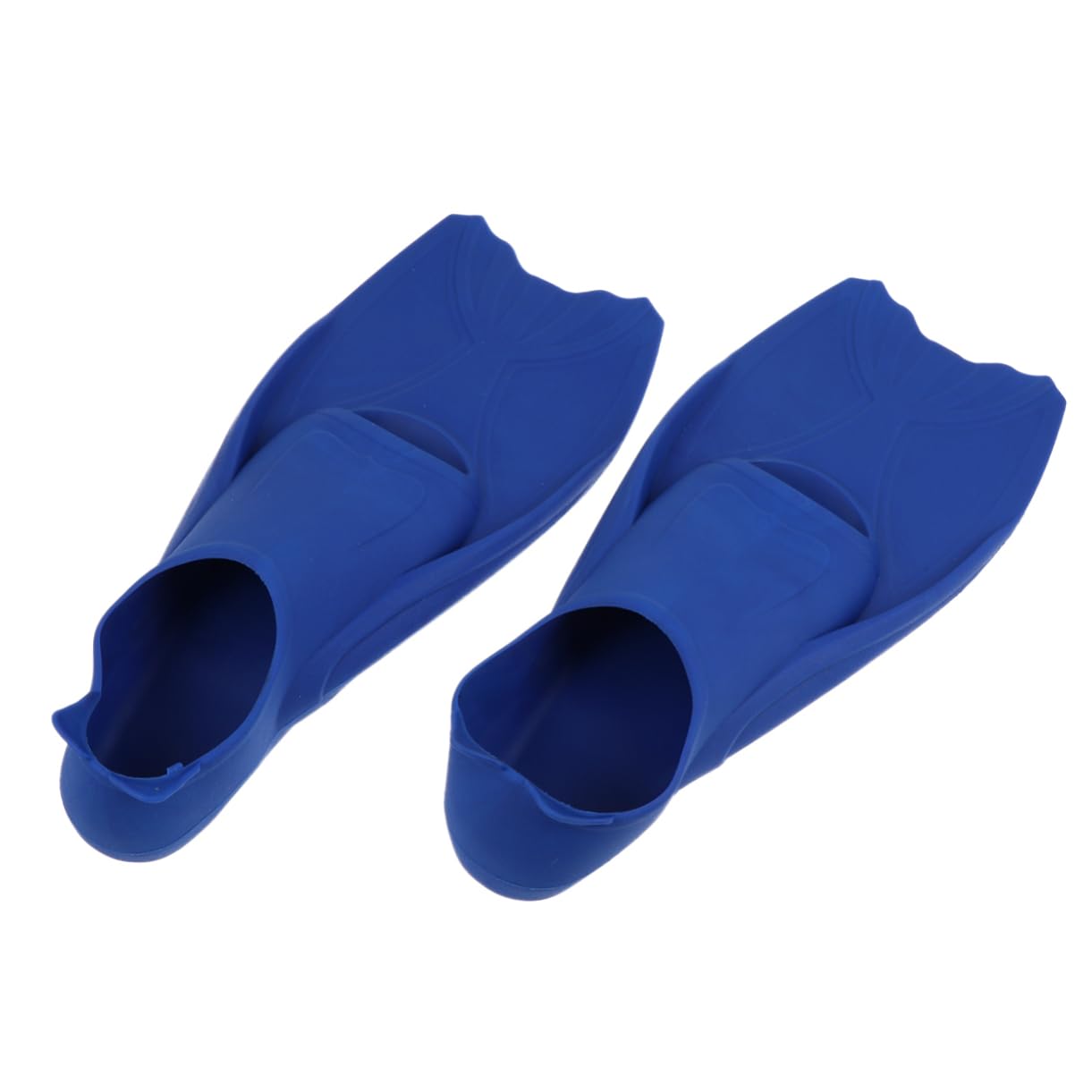 Mikikit 1 Pair TPR Snorkeling Fins for Adults Portable Blue Diving Flippers Xs Comfortable Fit for Swimming Snorkeling Durable Hydromechanical Design