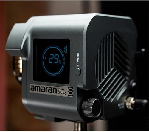 Miniatura 4 de Aputure Amaran 60D S,Amaran 60D COB Luz de día LED de luz de día, 65W 5600k Bluetooth App Control 8 Efectos de iluminación incorporados Fuente de