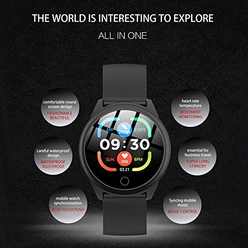 Honorall T8 Relógio Inteligente Rastreador de Fitness Pulseira de Temperatura Corporal Relógio Pulse