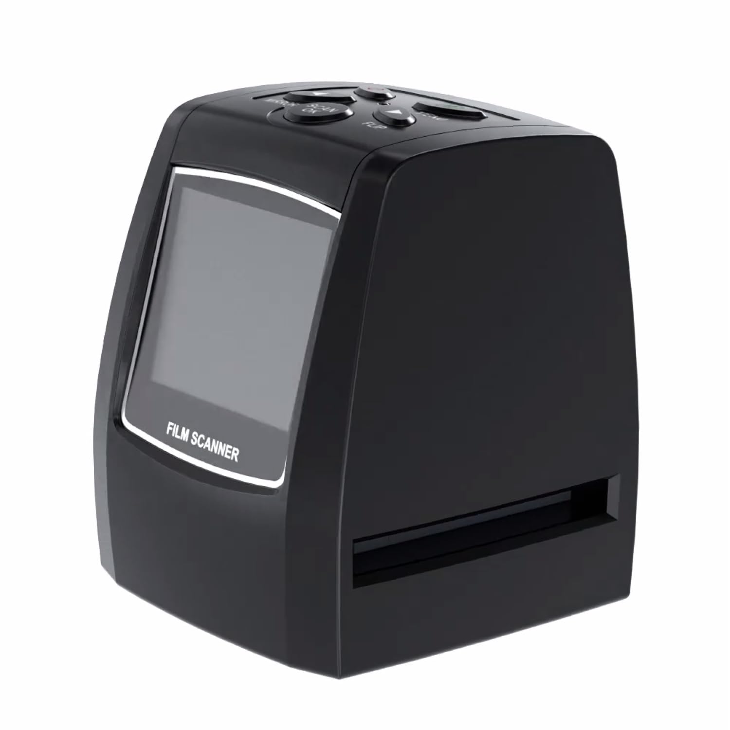 Scanner de Diapositives et négatifs 35mm, écran LCD 2,4", Scanner de Films Autonome 1800 DPI USB 2.0, numériseur Compatible Windows/Mac – Convertir sur PC