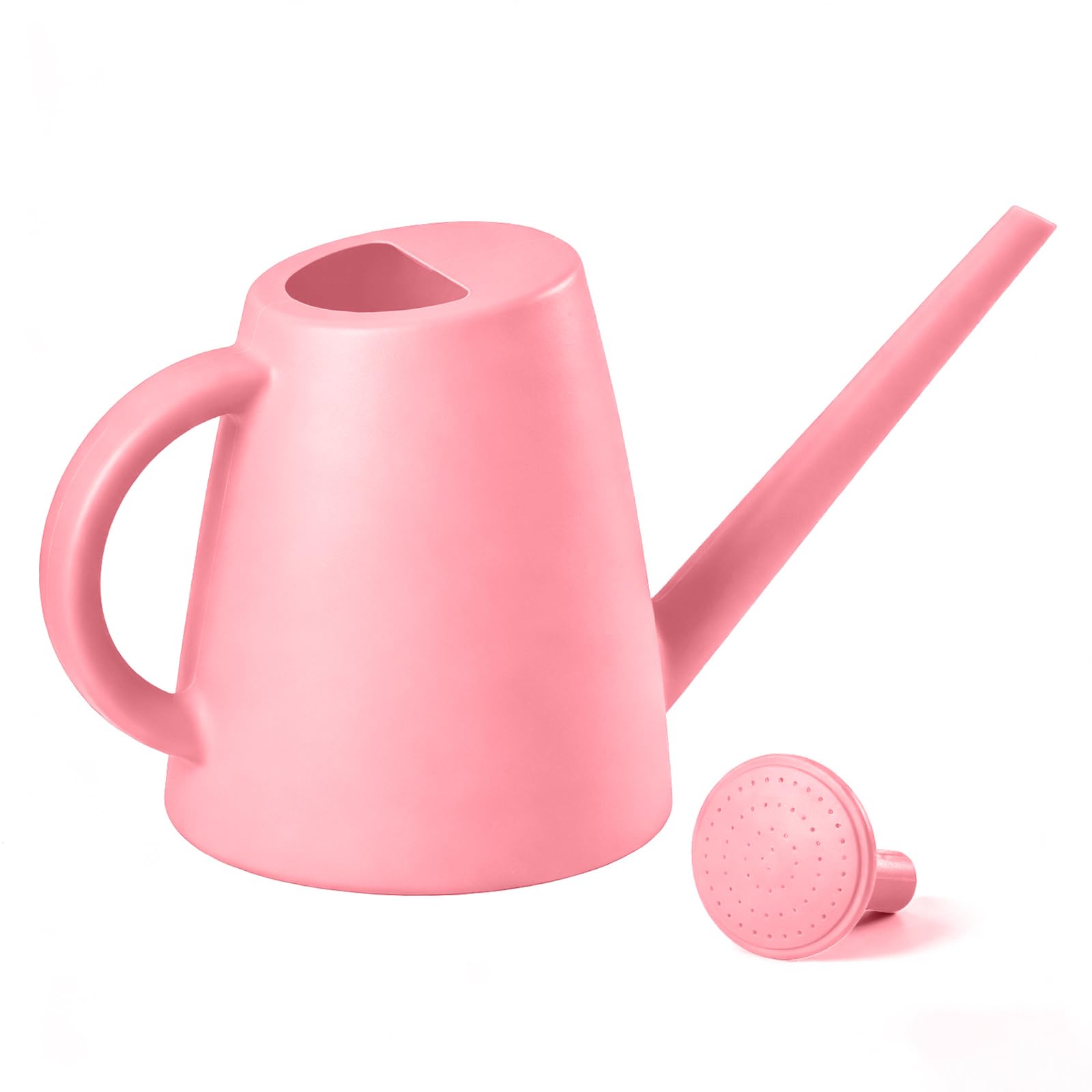 Indoor and Outdoor Watering Can - Long Spout -1/2 Gallon (64oz) - Pink