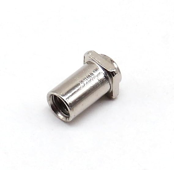 Drum Lug Swivel Nuts, 10-Piece Replacement Parts for Tom and Snare Drums (inner diameter 6mm)