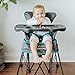 Baby Delight Go with Me Uplift Deluxe Portable High Chair, Indoor and Outdoor,Slate Grey
