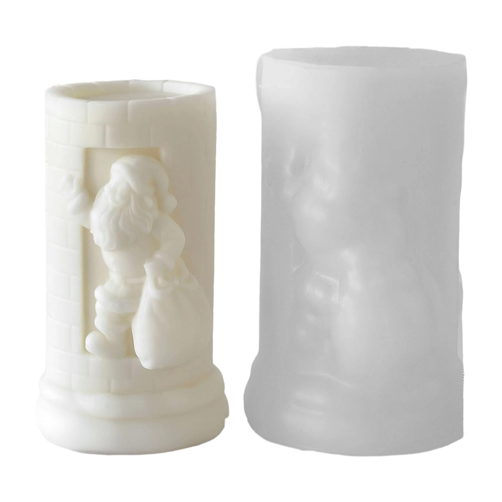 Lerpwige Reusable Santa Wax Maker Mold For Christmas Birthdays Easy Demolding Food Grade Silicone