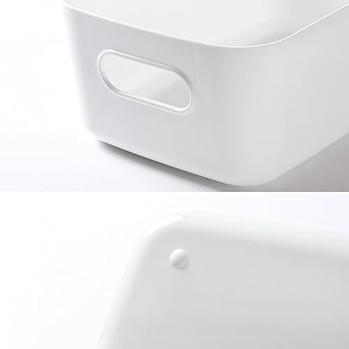 Miniatura 7 de Juego de 6 cubos de almacenamiento de plástico, 11.8 x 7.9 x 4.7 pulgadas, versátil organización y almacenamiento de despensa de cocina para