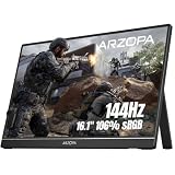 ARZOPA 16.1'' 144Hz Portable Gaming Monitor...