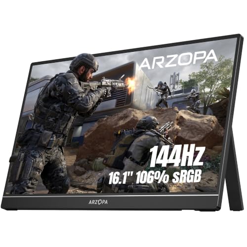 Image of ARZOPA 16.1'' 144Hz Portable Gaming Monitor 106% sRGB - Z1FC