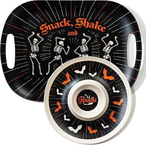 Oasisi Chioce 2-Pack Halloween Tray and Chip & Dip...