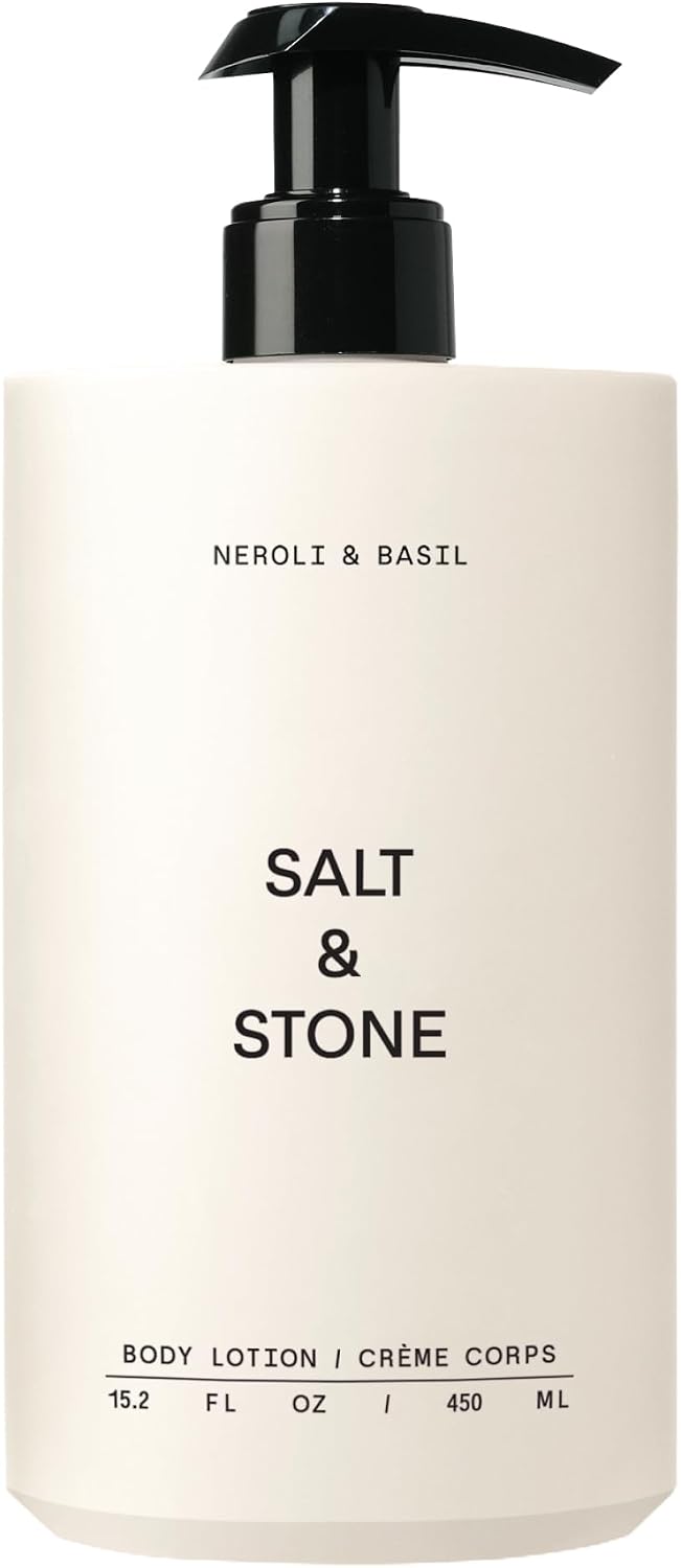 Salt & Stone Body Lotion for Women & Men, Vegan, Neroli & Basil 15.2 fl oz