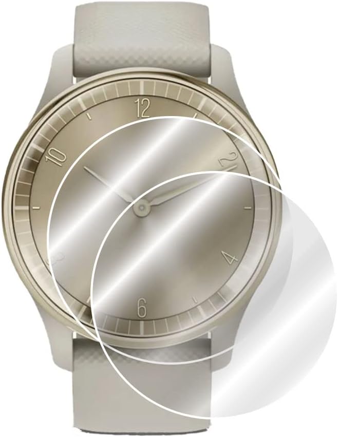 IPG for Garmin vívomove® Trend Smartwatch Hydrogel Screen Protector (2 Units) Invisible HD Clear Film Anti Scratch Guard-Smooth/Self-Healing/Bubble for Trend