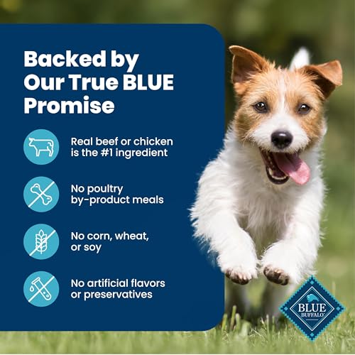 Blue Buffalo Delectables Variety Pack Natural Grain Free Wet Dog Food Topper (Tasty Chicken & Hearty Beef) Tender Cuts in Gravy with Natural Ingredients, Vitamins & Minerals, 3-oz. Each (12 Pouches)