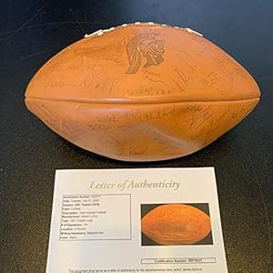 1978 USC Trojans Team Signed Wilson Game Model Football 75+ Sigs With JSA COA – Autographed College Footballs