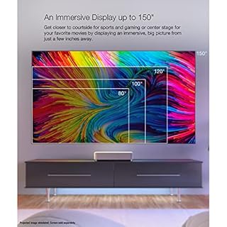 Epson EpiqVision Ultra LS800 Ultra Short Throw 3-Chip 3LCD Smart Streaming Laser Projector, 4,000 Lumens, 4K PRO-UHD, HDR, 150" Class, Android TV, 2.1ch Yamaha Built-in Speakers - White (Renewed)