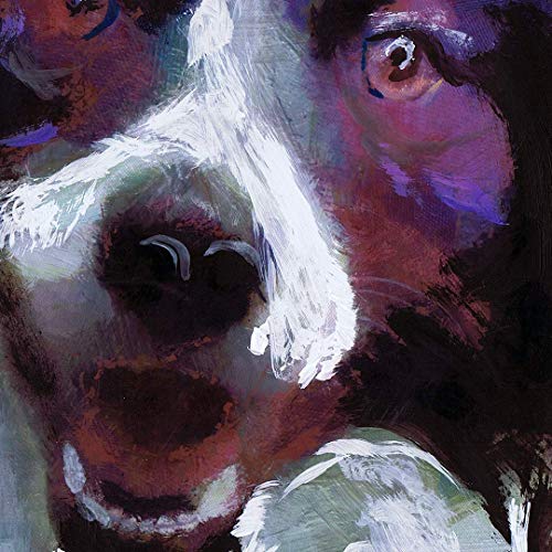 Wall Art Print with Happy Border Collie, Premium Hand Signed Art Prints for Home and Office Decor, 210GSM Matte Finish Paper - Image 3