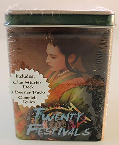 Legend of The Five Rings: L5R Twenty Festivals Starter Deck Tin - Mantis Clan