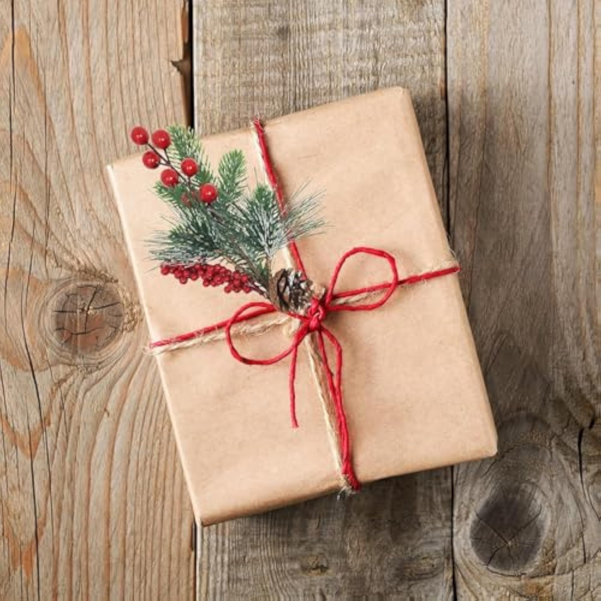 Artificial Berry Picks for Christmas Decorations, DIY Crafts