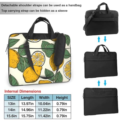 Housse PC portable citron antichoc pour éviter les rayures de sac - 3