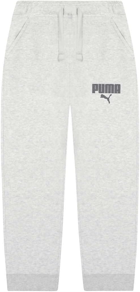 PUMA Youth Fleece Jogger Pant (Grey, Large 14/16)