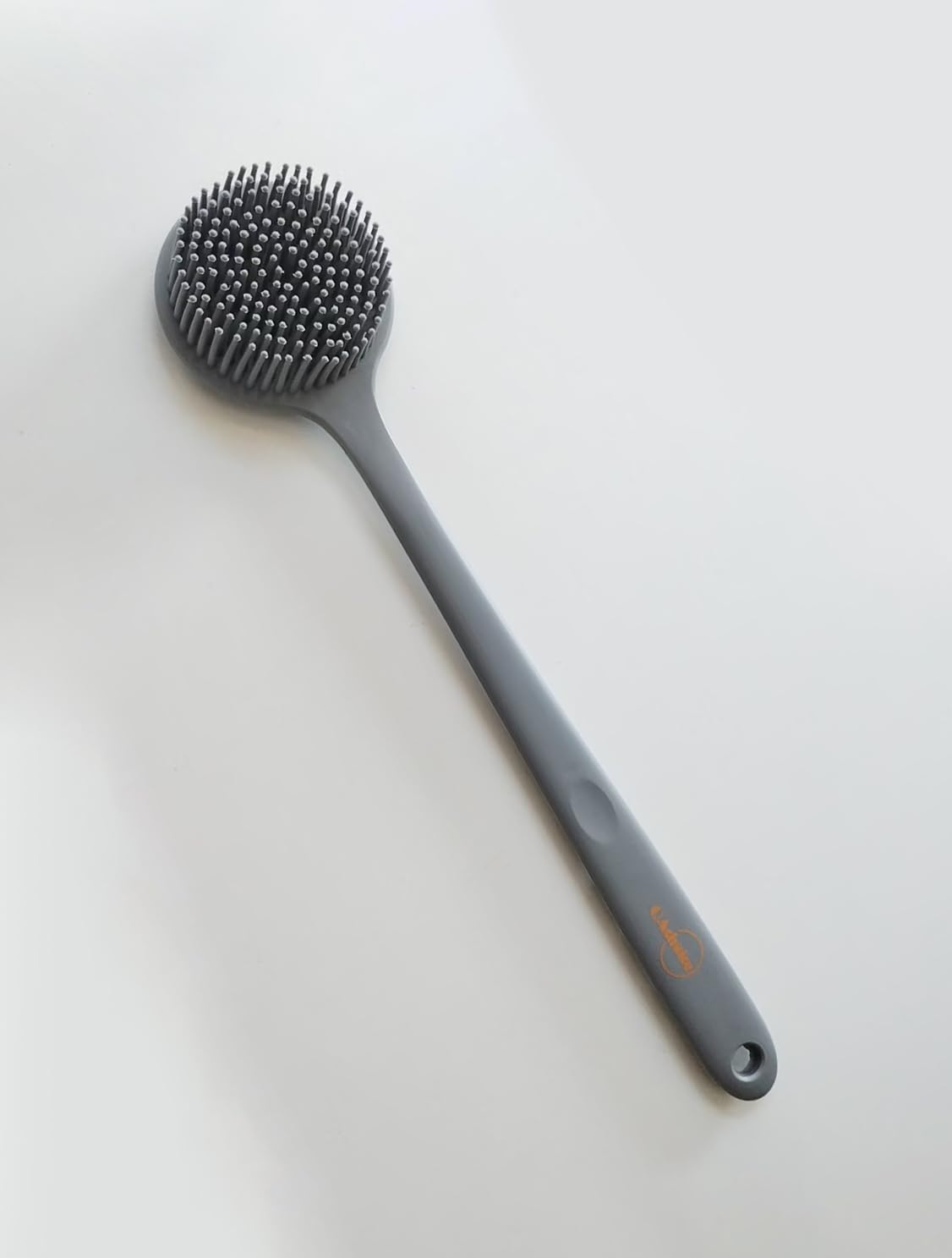QACHOICE Dual Sided Back Scrubber & Silicone Bath Brush with 15cm Handle, Exfoliating & Deep Cleansing for Men Women, Elderly - Image 3