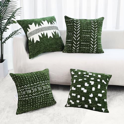 Lacette Decorative Throw Pillow Covers Cushion Cases,Set of 4 Soft