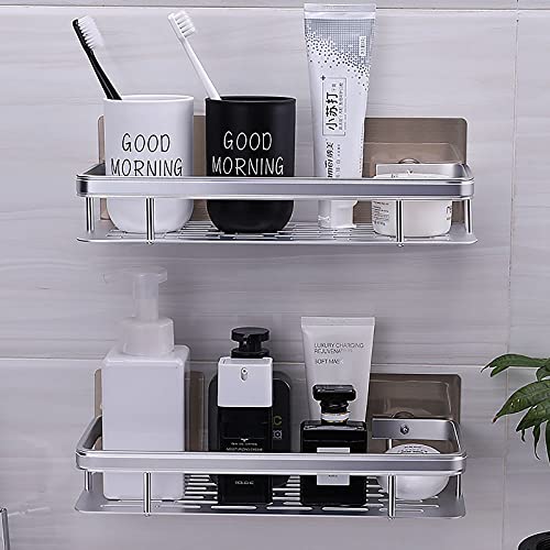 Panier de douche sans perçage étanche à fixation adhésive ultra résistante - 4