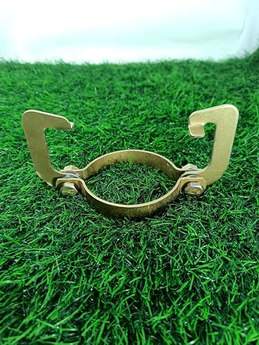 Image of Heavy Duty Metal O-Type Pipe Clamp Ring with Bolt | MS Pipe Holder Clamp for Irrigation /Plumbing Sprinkler Fittings | Anti-Rust Finish | Pack of 20 | 3 inch