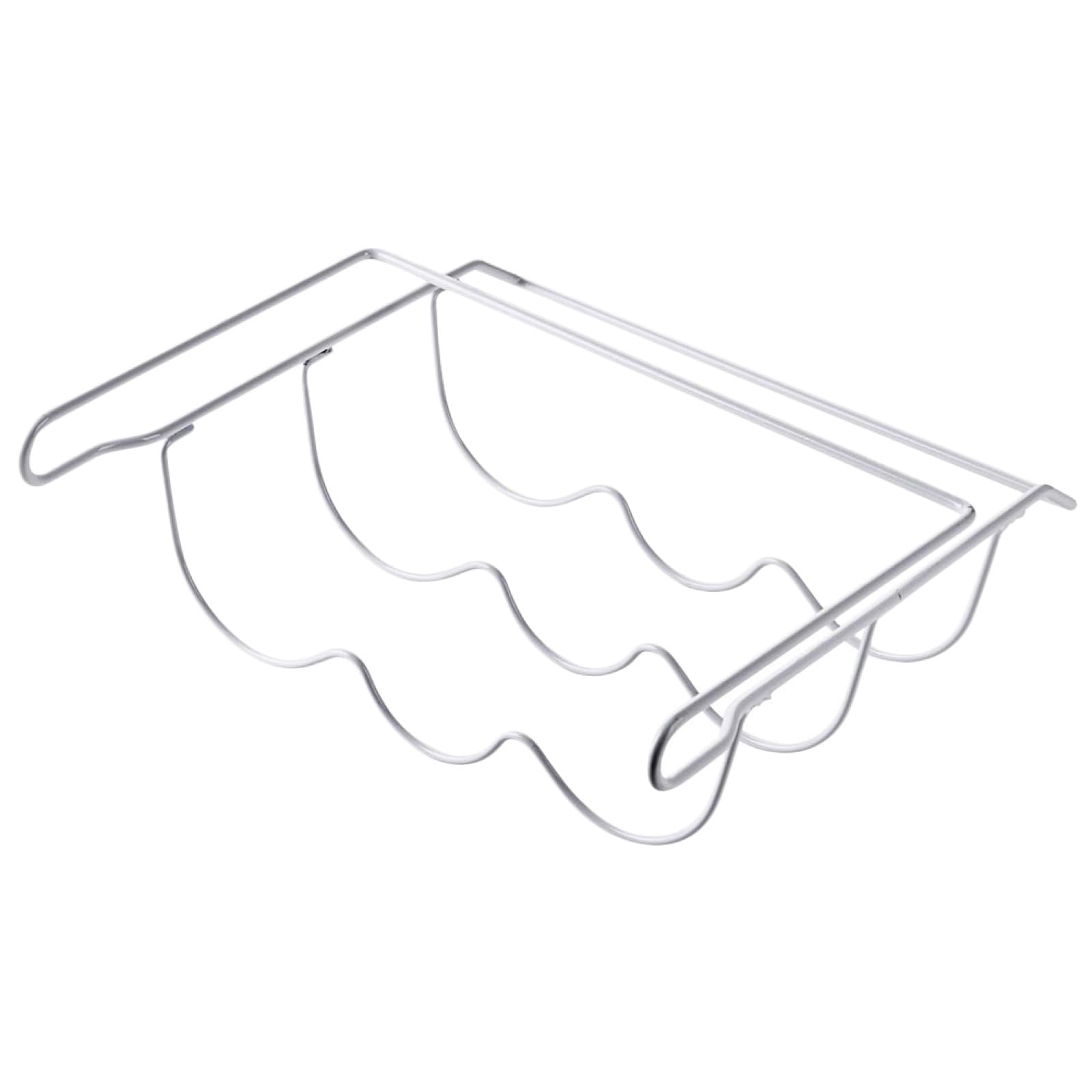 OUNONA 1pezzi Scaffale Porta Birra in Ferro per Frigorifero Organizzatore per Bottiglie di Birra Scaffale da Cucina per Conservazione e Stoccaggio