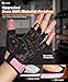 SIMARI Breathable Workout Gloves for Men & Women, Weight Lifting Gloves with Padded, Grip, Full Palm Protection, Gift for Gym Exercise, Cycling, Weightlifting Training, Fitness, Pink, Size XS
