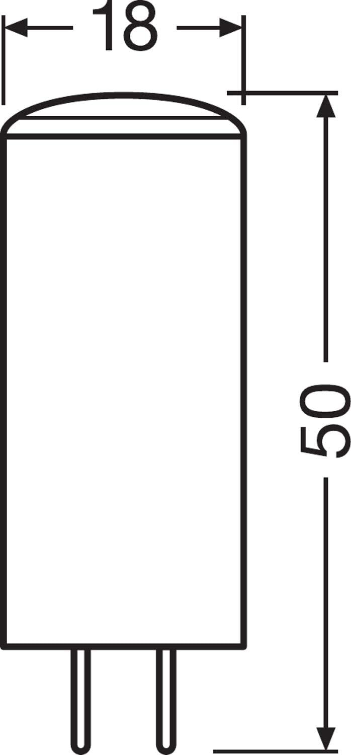 OSRAM PARATHOM DIM LED PIN G4 12 V/LED lamp: G4, Dimmable, 2 W, 20 W Replacement for, Clear, Warm White, 2700 K, 1-Pack - Image 3