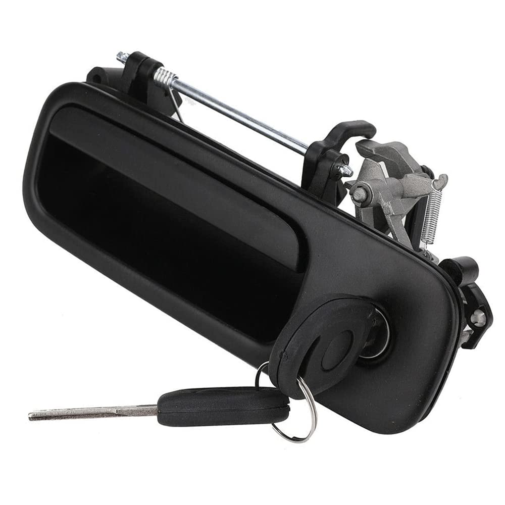 Türgriff Kofferraum Heckklappe mit 2 Schlüssel Schließzylinder kompatibel mit VW GOLF 4 LUPO SEAT AROSA 1997-2006 1J6827565B