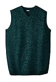 KingSize Men's Big & Tall Shaker Knit V-Neck Sweater Vest