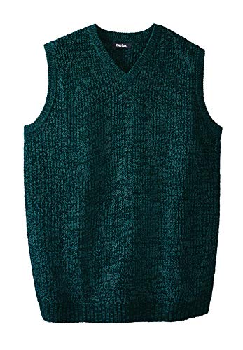 KingSize Men's Big & Tall Shaker Knit V-Neck Sweater Vest