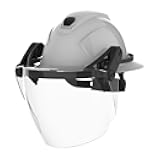 TruSpan Universal Scratch-Resistant and Anti-Fog Protective Face Shield for Safety Helmets
