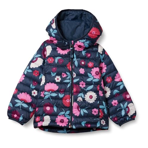 Image of Amazon Essentials Girls and Toddlers' Lightweight Water-Resistant Packable Hooded Puffer Jacket