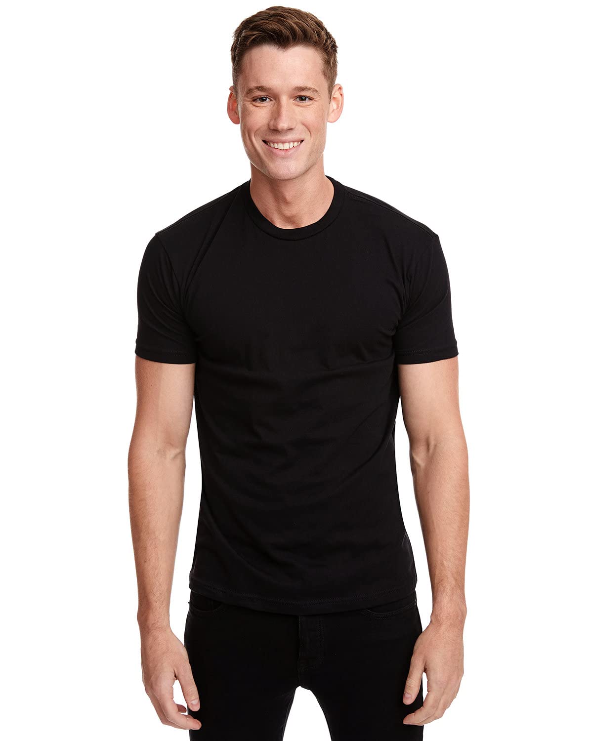 Next Level ApparelNext Level Mens Premium Fitted Short-Sleeve Crew T-Shirt - 3X-Large - Black