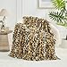 Cozy Bliss Luxury Faux Fur Throw Blanket Leopard Print, Non Shedding Double Sided Sherpa Blankets Super Soft Fluffy Thick Warm Throws Home Decor for Couch Bed Sofa Women,60