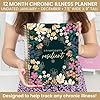 bloom daily planners Undated Chronic Illness Planner & Medical Journal - 12 Month Pain & Symptom Tracker, Mood & Medication Log, Appointment Organizer (7” x 9”) - Chronically Resilient #1