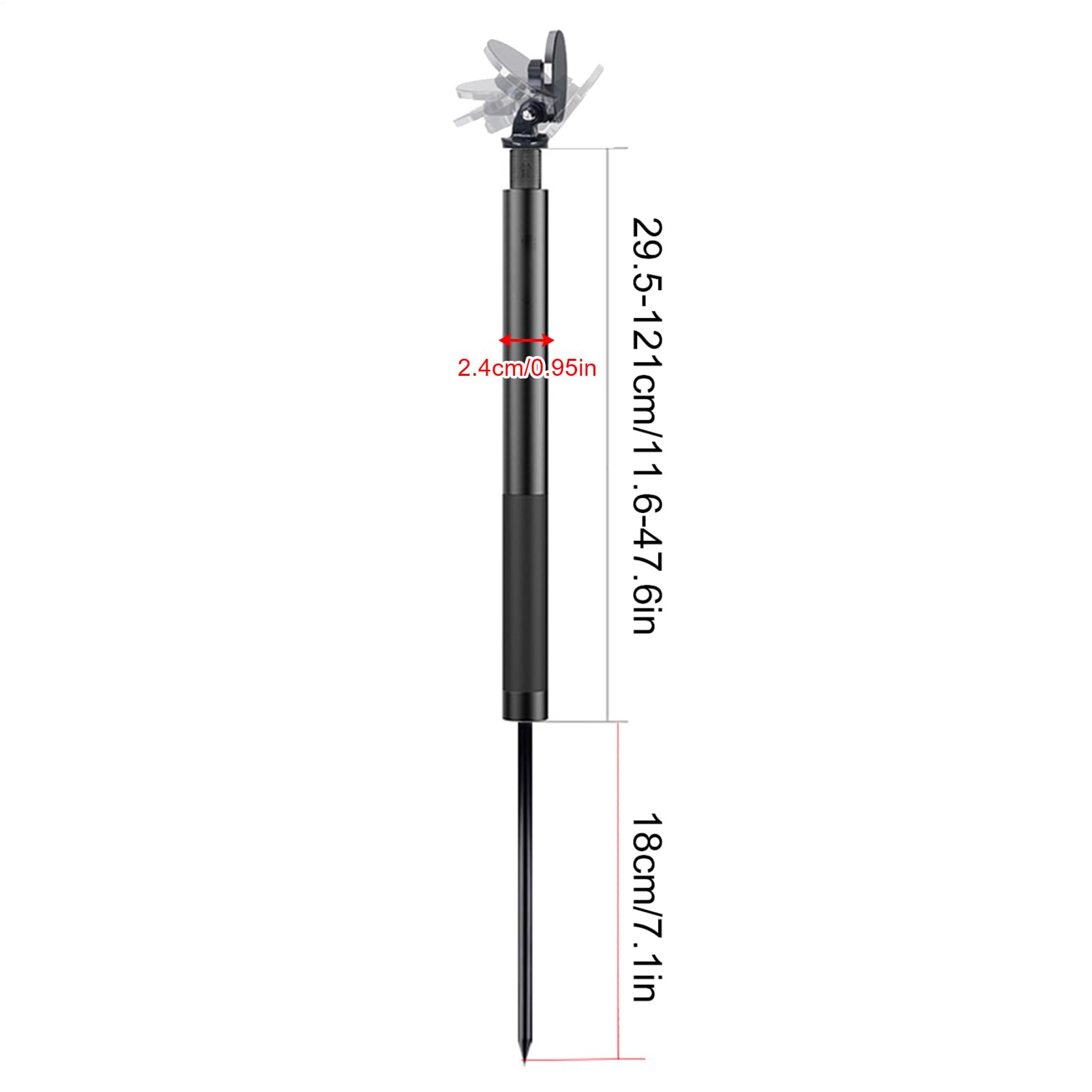 Soporte Para Teléfono Golf Soporte para Móvil de Golf | Trípode Magnético Con Altura Ajustable Rotación 360 Grados Extensible Para Transmisiones En Viajes Fotografía Gimnasio