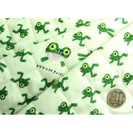Amazon 40cm単位で販売 ｑ キャラクター キルティング 生地 ９９９ひきのきょうだい 薄グリーン 柄番号１ 絵本 えほん キルト キルト生地 手芸 生地 キャラクター 布 ピロル 布 生地 通販