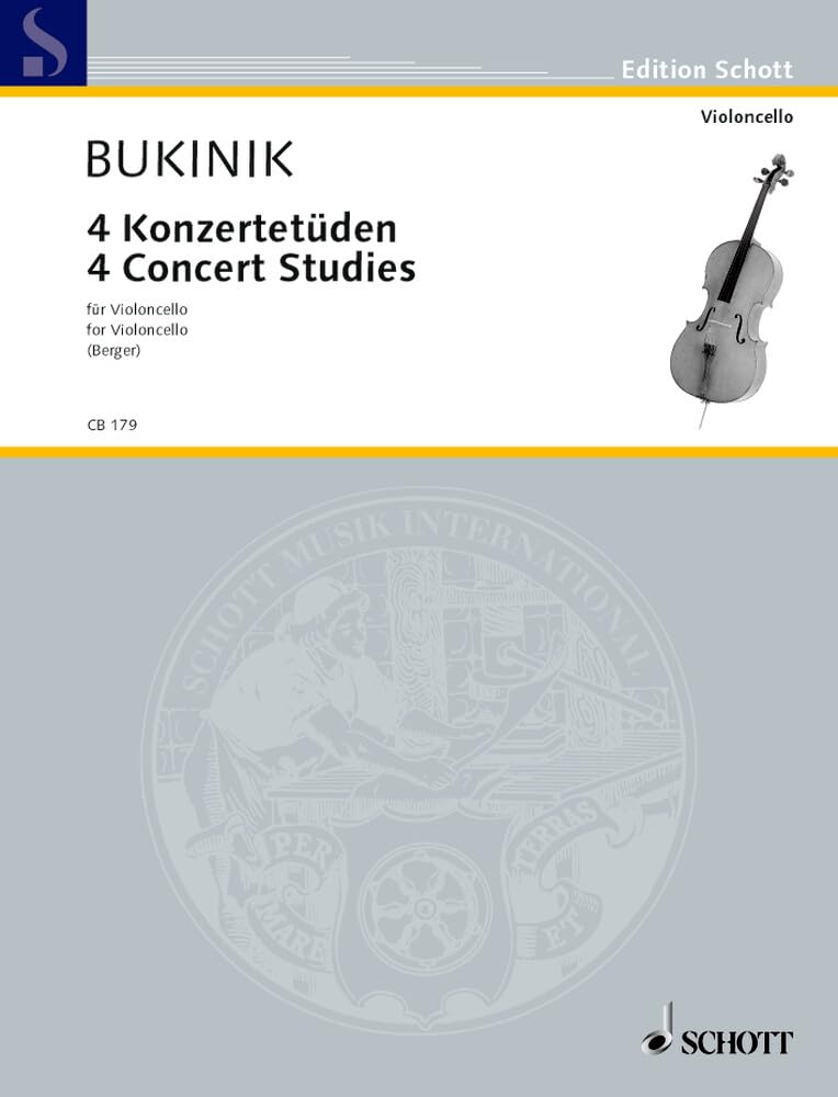 4 Etudes de concert: cello.