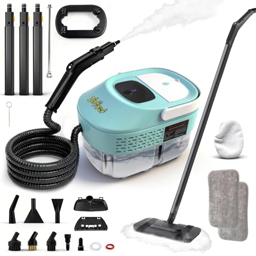 Steam Mop, 19 in 1 Detachable Steam Cleaner, 54OZ Tank, 10S Heat-up - image 1