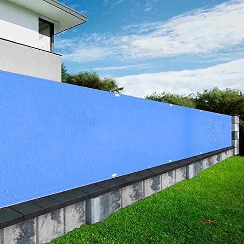 Auvent rectangulaire respirant bleu pour bloquer le soleil - 8