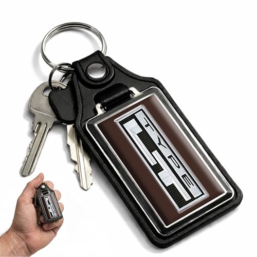 Image of Brotherhood Car Key Chain for Camaro - Classic Models Keychain for Men and Women Gift Key Ring - Dark Brown - Type LT