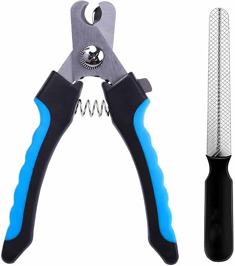 Dog & Cat Pets Nail Clippers and Trimmers Professional Pet Nail Clipper Grooming Tool for Thick Nails Easy-to-Cut Pets Nai...