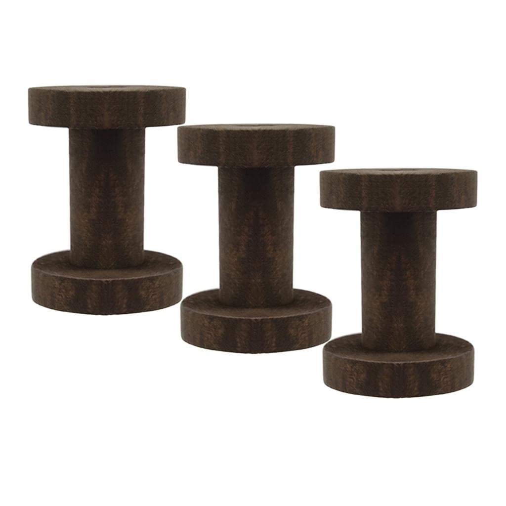 Bobines en bois classiques pour fil lot de 3 pièces 61x45mm bricolage
