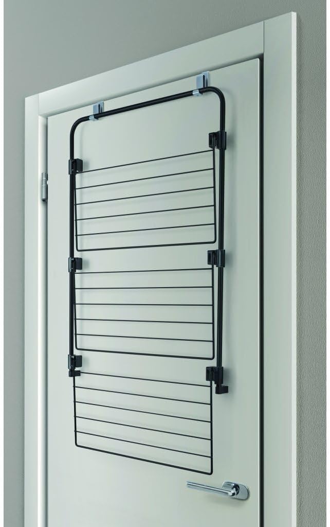 Metaltex -Secador de Ropa Gale para Puerta, Colour, Colada 11 m. Dimensions 3.5 x 58 x 87 cm
