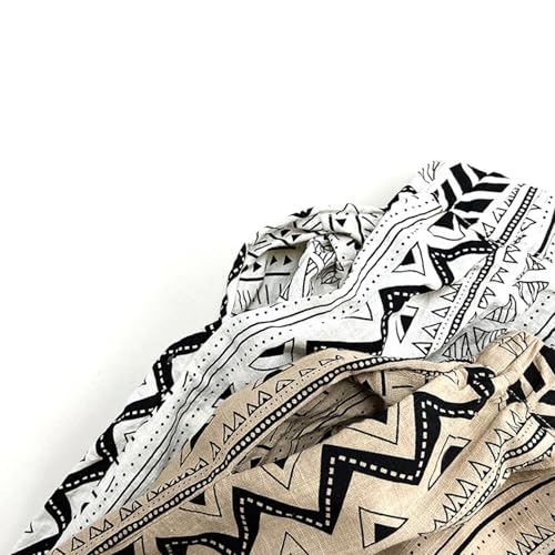 Baby Cotton Linen Long Bloomers Soft Cotton Striped Harem Pants for Boys Girls Elastic Waist Long Pants Bloomers 12-18 Months 16 Coffee3