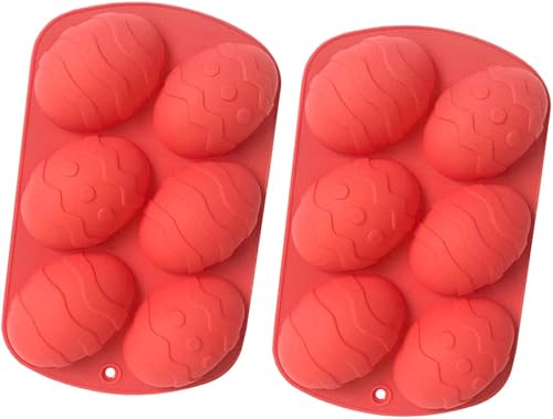 Molde de silicona para huevos de Pascua, molde para hornear en forma de huevo, molde de chocolate para decoración de fiestas temáticas de Pascua disponible en Yaxa Peru