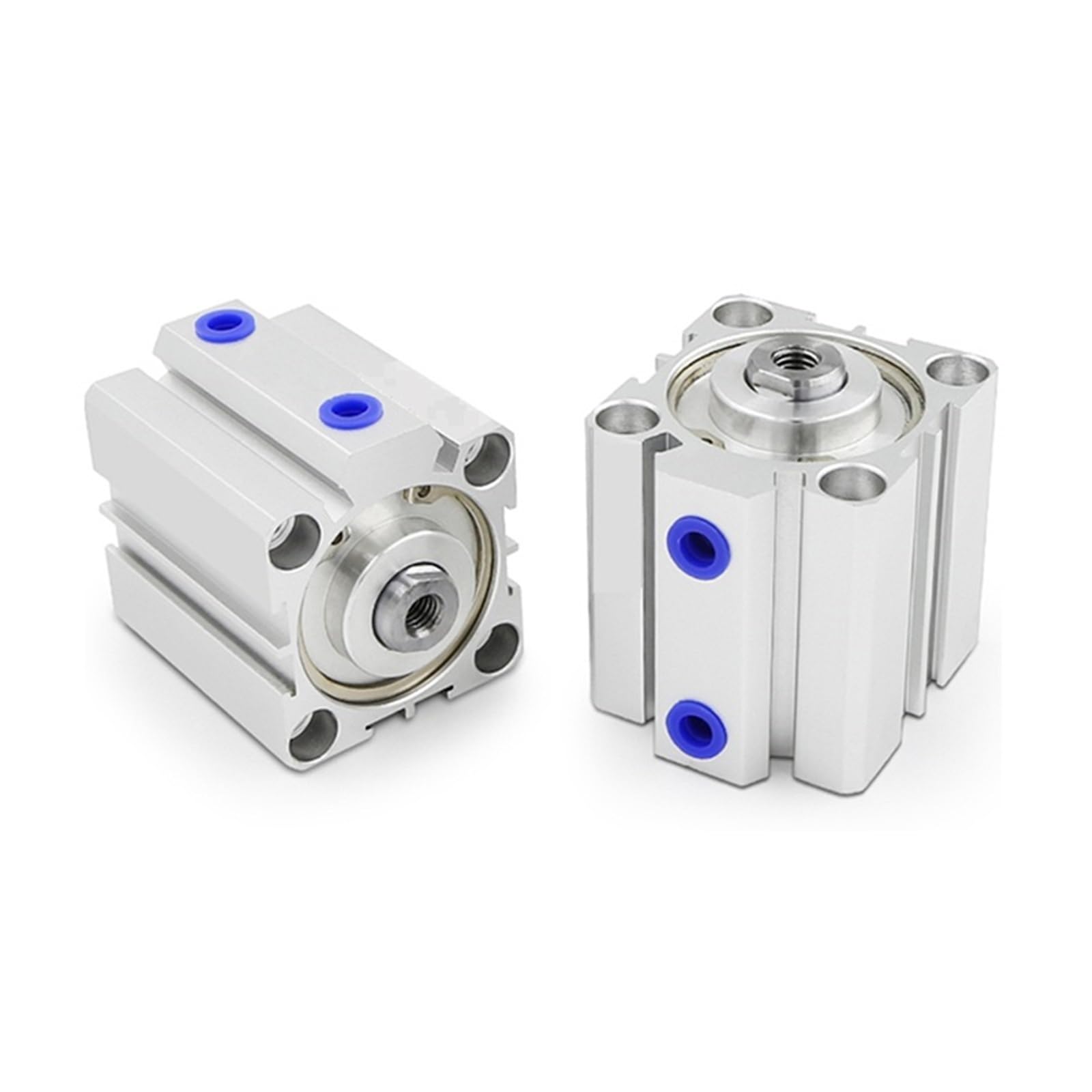 Compact Cylinder SDA32 SDA40 Stroke 10-100mm Bore 32/40mm Double Acting Air Pneumatic Piston 1Pcs(Storke 90mm,Bore 40mm)